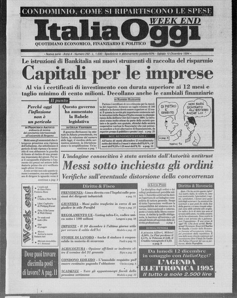 Italia oggi : quotidiano di economia finanza e politica